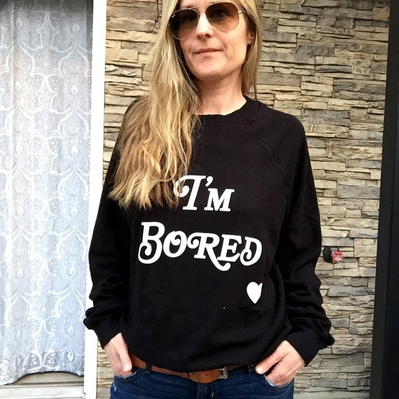 Wildfox Tops - CLOSET CLOSING SALE Wildfox “I’m Bored” Sweater